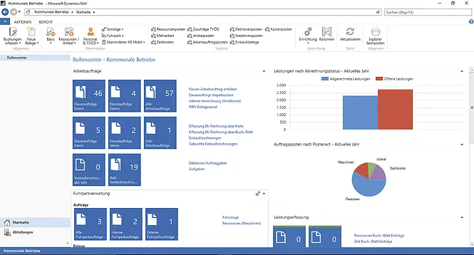 Screenshot unserer Lösung