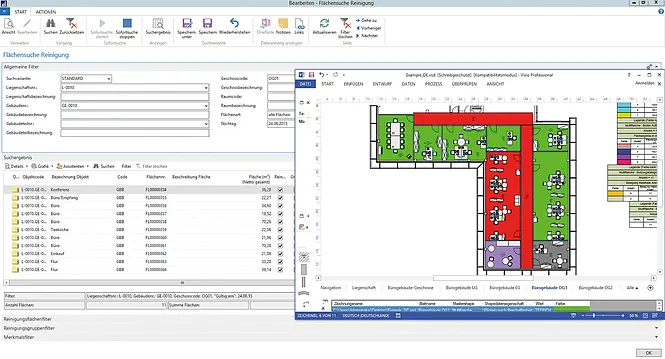 Screenshot unserer Lösung