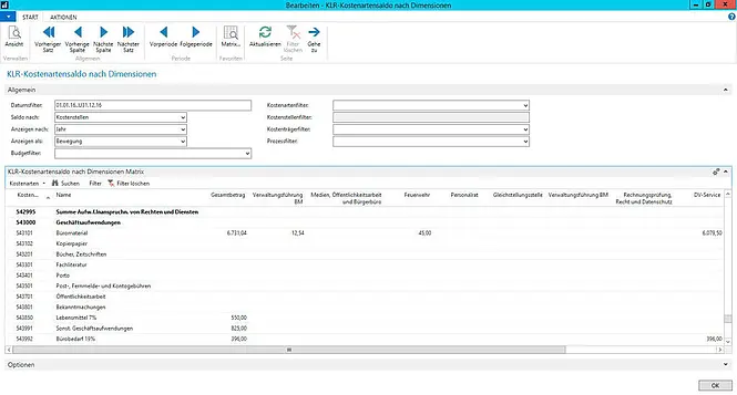 Screenshot unserer Lösung