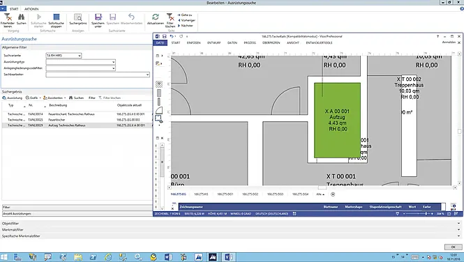 Screenshot unserer Lösung