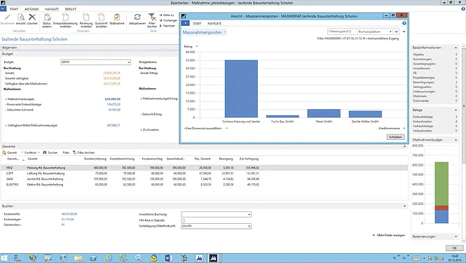 Screenshot unserer Lösung