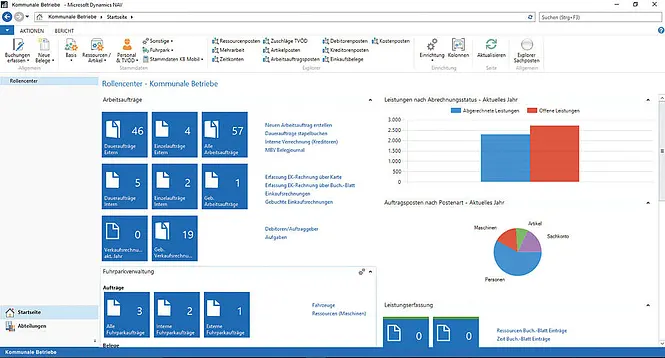 Screenshot unserer Lösung