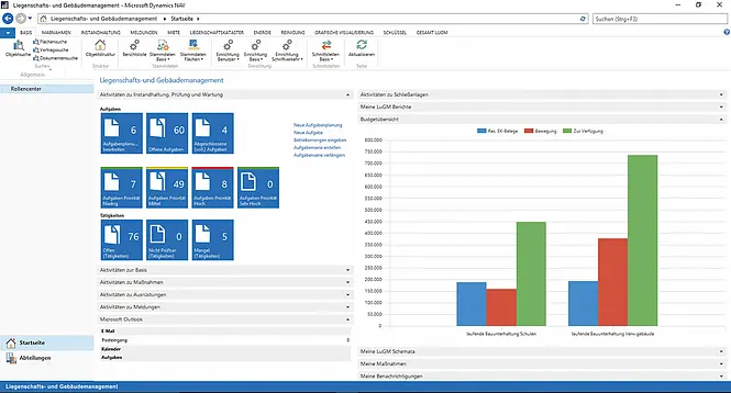 Screenshot unserer Lösung