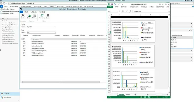 Screenshot unserer Lösung