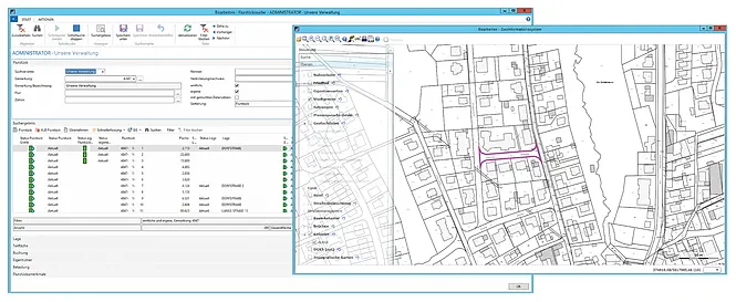 Screenshot unserer Lösung