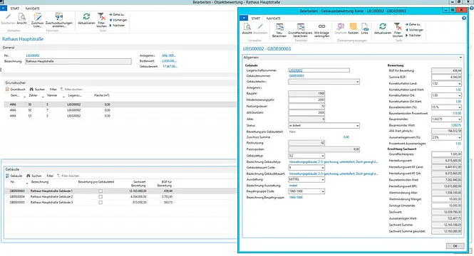 Screenshot unserer Lösung