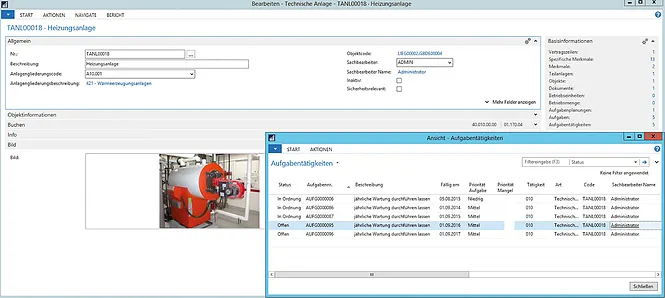 Screenshot unserer Lösung