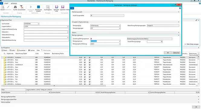 Screenshot unserer Lösung