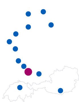 Location map Axians Infoma GmbH