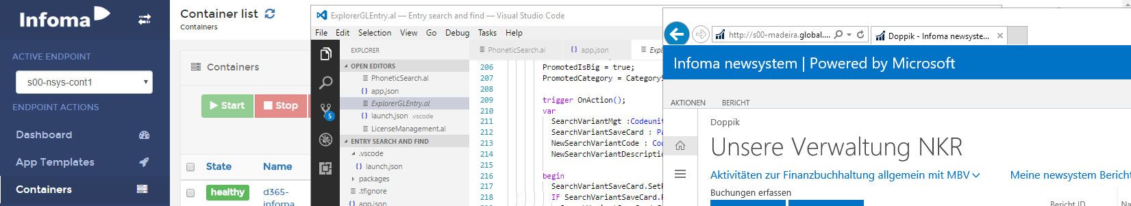 Automated testing of a Business Central Extension V2 in TFS