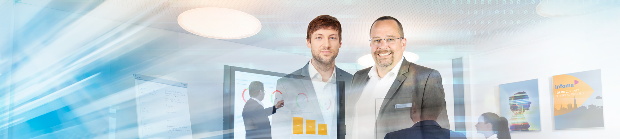 Plus reporting system and business intelligence – Deliver uniform and centralized information for all areas